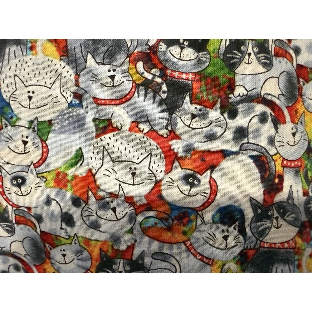 Cartoon Cat Pattern Vehicle Headrest Storage Tote Bag Reusable Travel